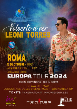 Concierto Leoni Torres Roma - 13 octubre