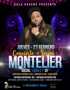 Concierto de Montelier en Sevilla y Social - 27 de febrero