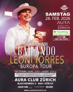 Leoni Torres en Zurich – 28 de febrero