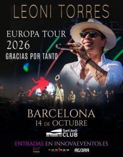 Leoni Torres en Barcelona 2026 - 14 de octubre