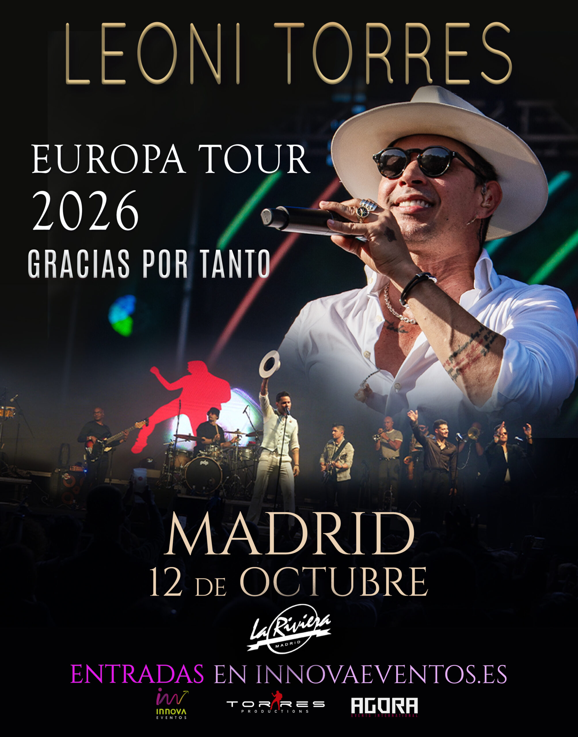 Leoni Torres en Madrid - 12 de octubre