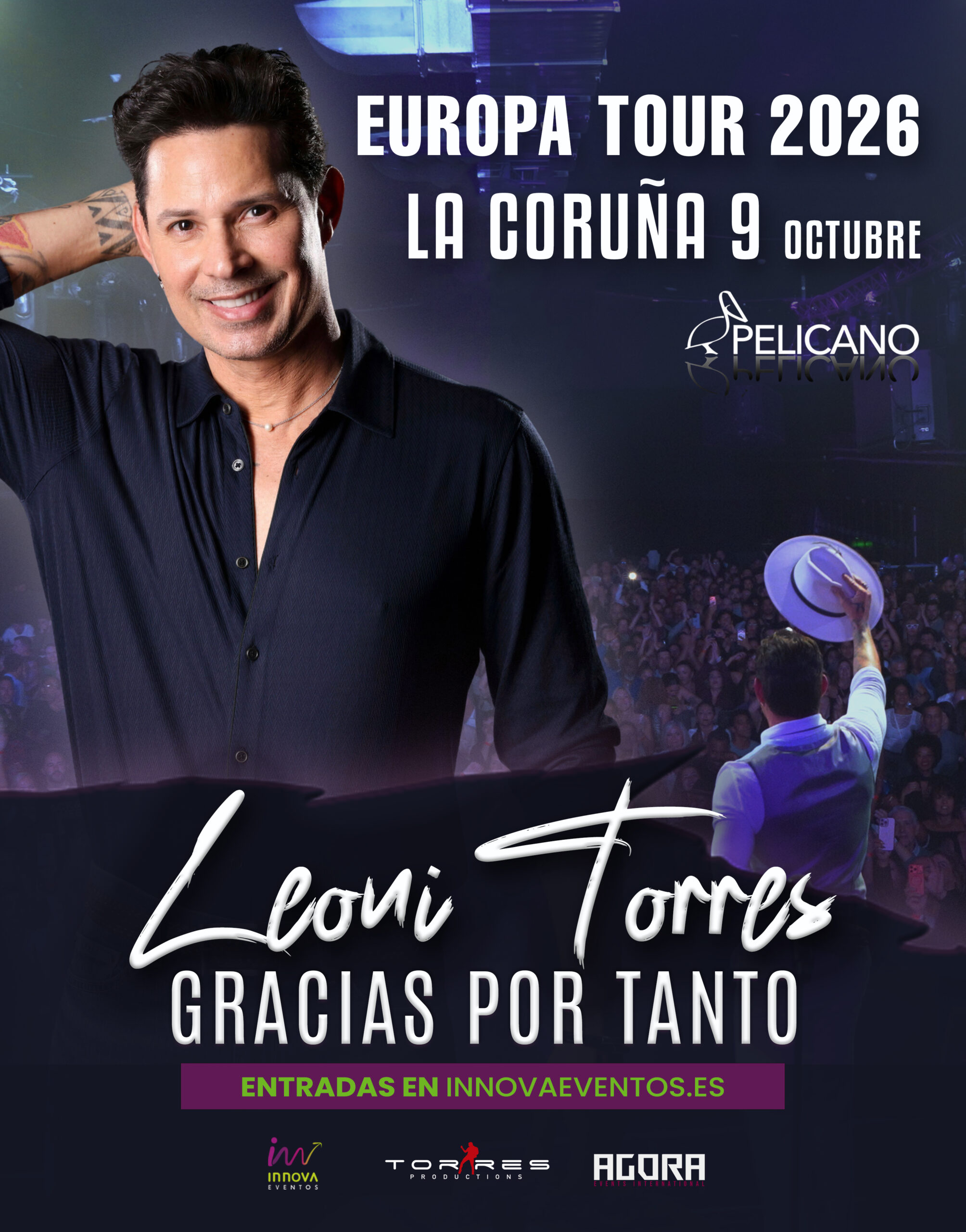 Leoni Torres en La Coruña - 9 de octubre