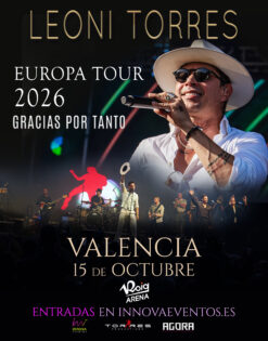 Leoni Torres en Valencia 2026 - 15 de octubre